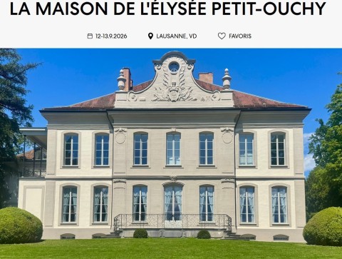 La Maison de l'Elysée aux Journées Européennes du Patrimoine