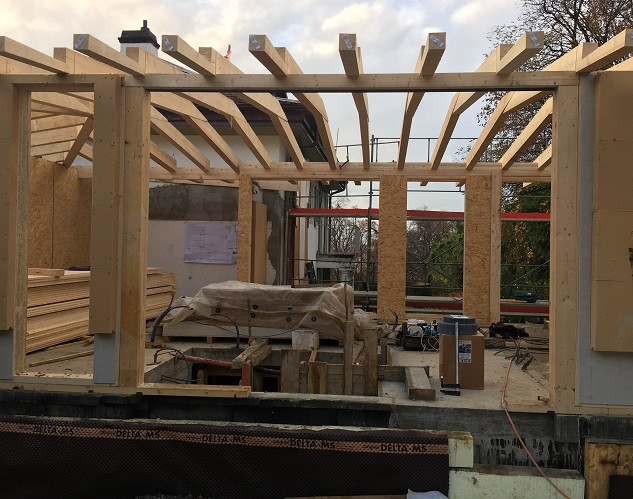 Agrandissement d'une maison privée