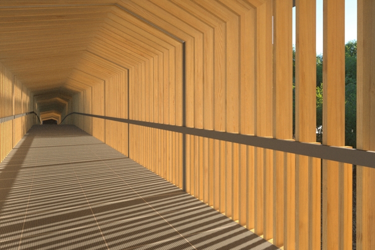 Passerelle de la Chocolatière pour vélos et piétons