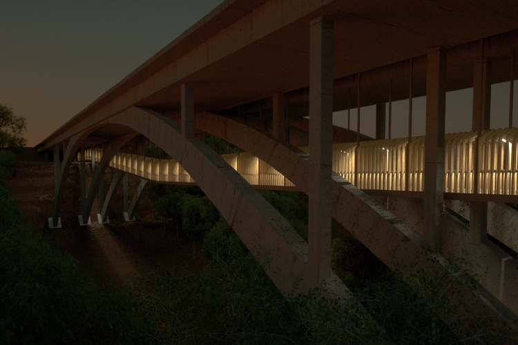 Passerelle de la Chocolatière pour vélos et piétons