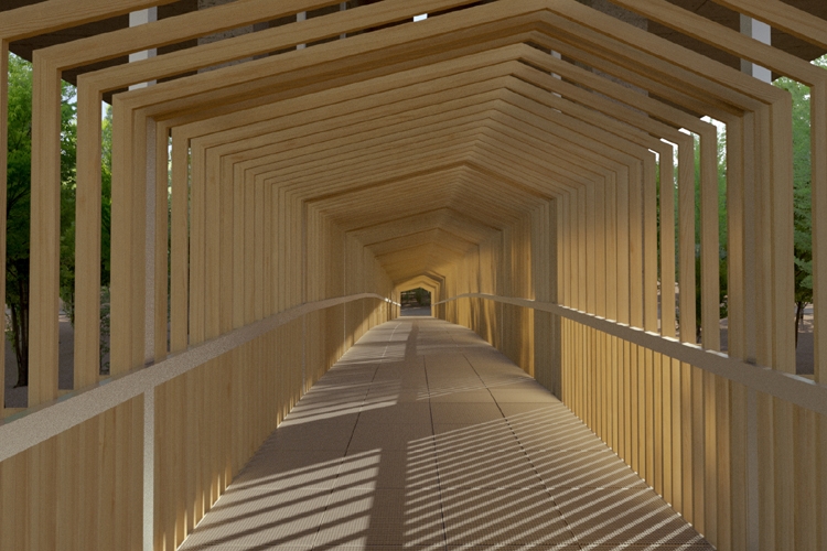 Passerelle de la Chocolatière pour vélos et piétons