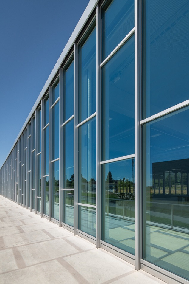 Construction du centre sportif Borné-Nau