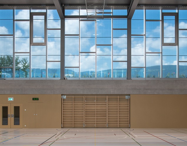 Construction du centre sportif Borné-Nau