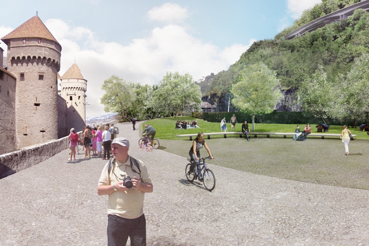 Réaménagement des abords du Château de Chillon